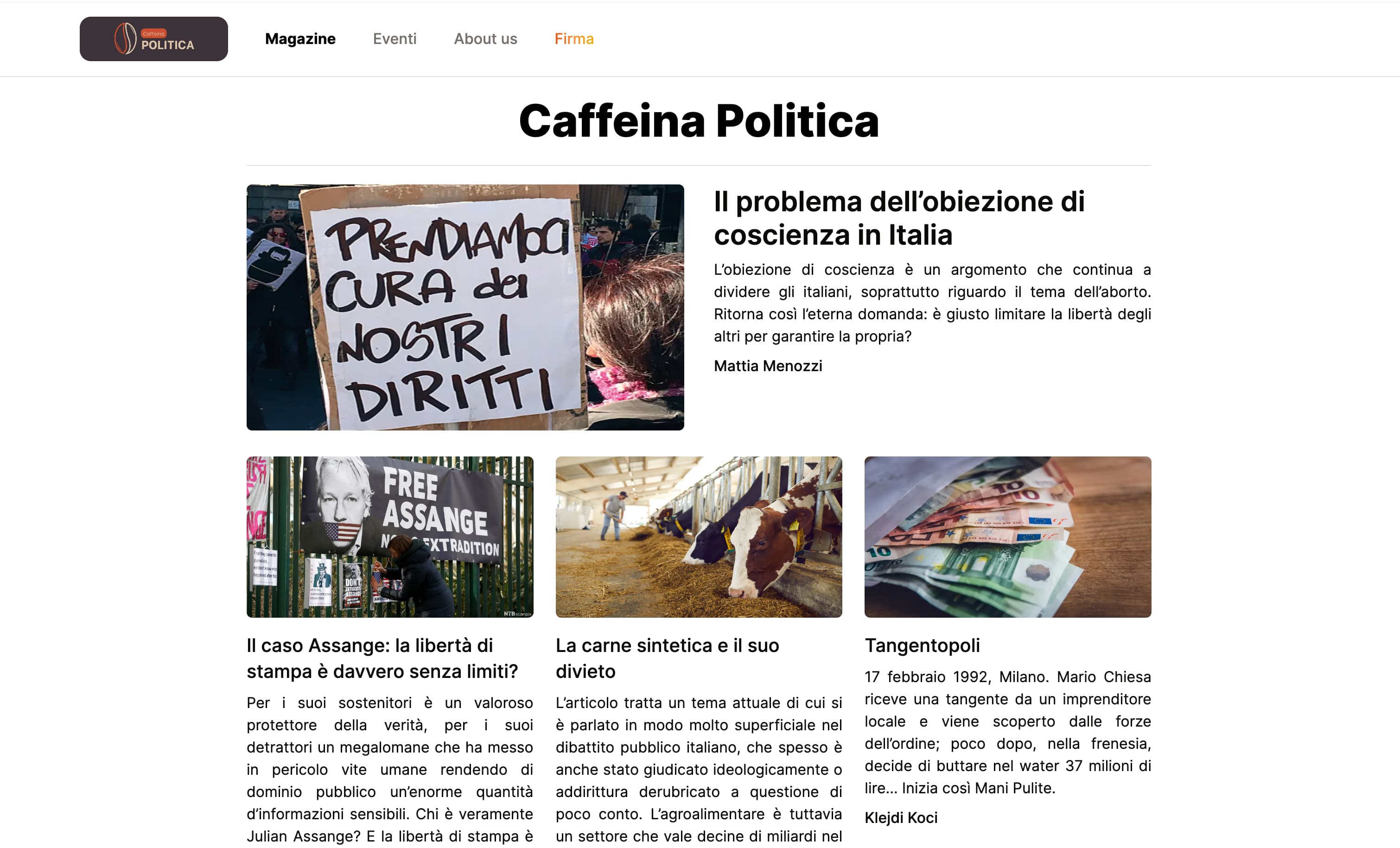 Caffeina Politica
