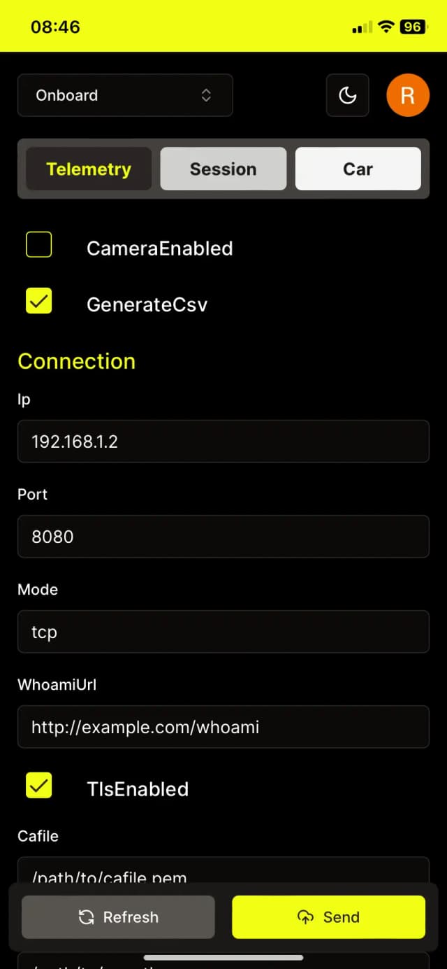 Eagle App | configurazioni